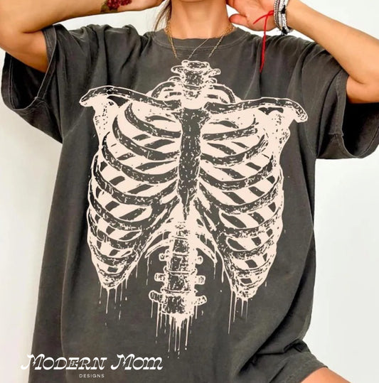 Rib cage (dark or light)