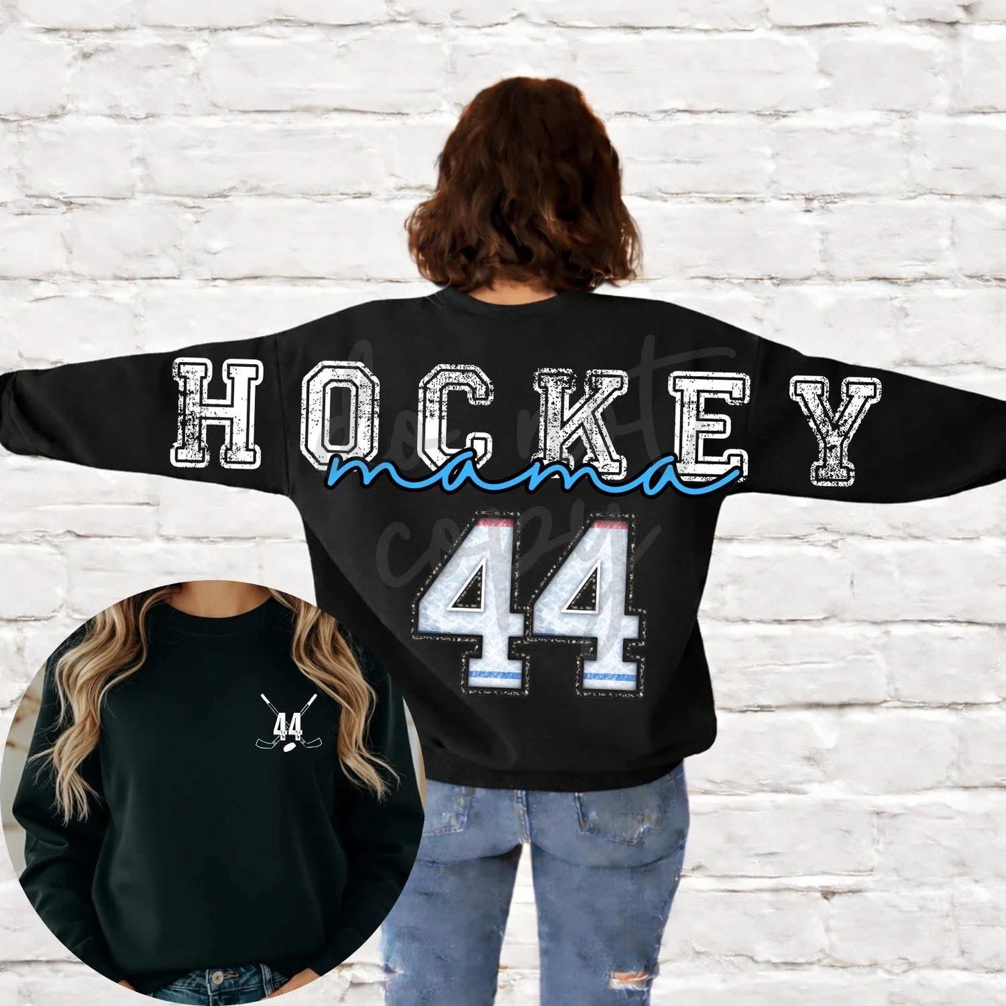 Hockey Crewneck (please allow 10 business days)