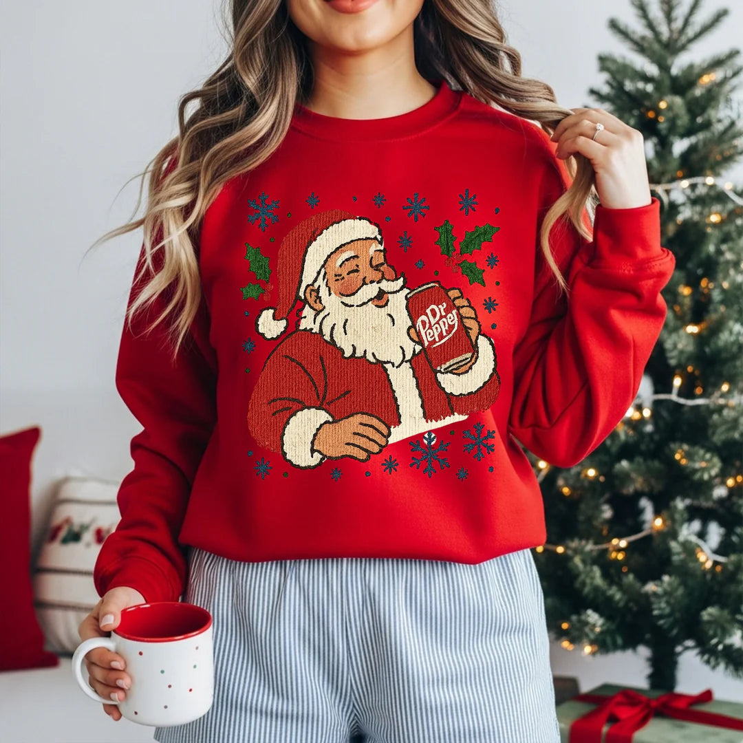 Dr. P Santa (tee, crewneck or hoodie )