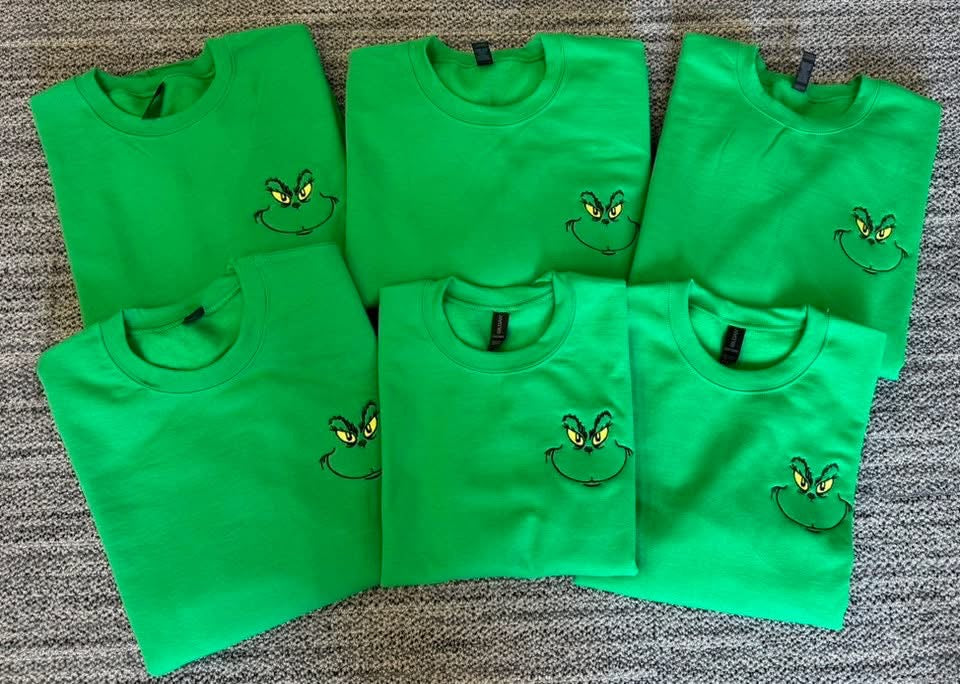 Green guy crewneck (embroidery)