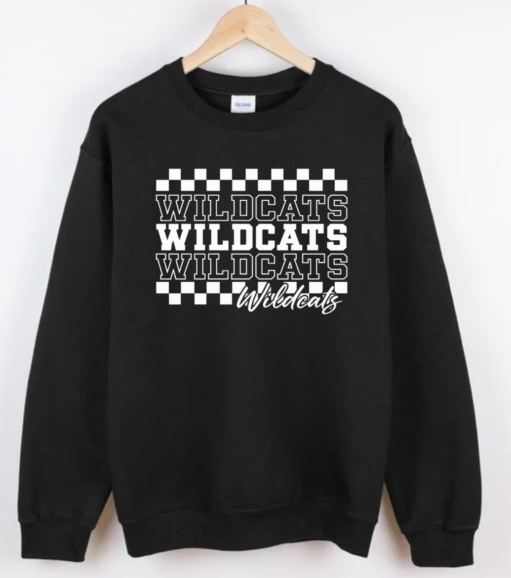 McCleary Wildcats black crewneck or hoodie