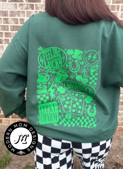 Feelin’ lucky(tee, crewneck or hoodie)