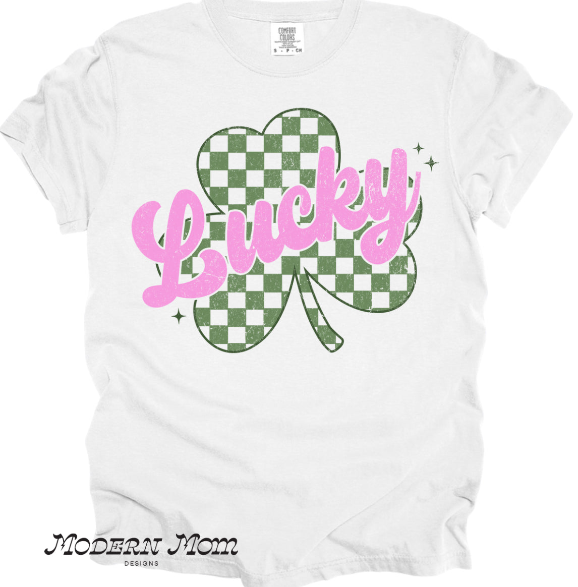 Lucky checks(tee shirt or crewneck)