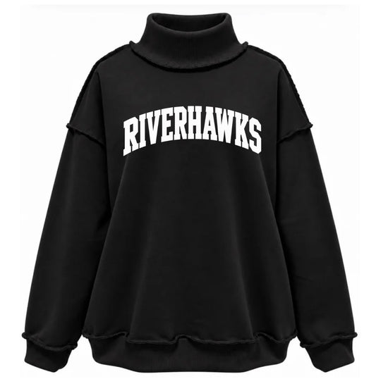 Toledo RiverHawks mock neck crewneck