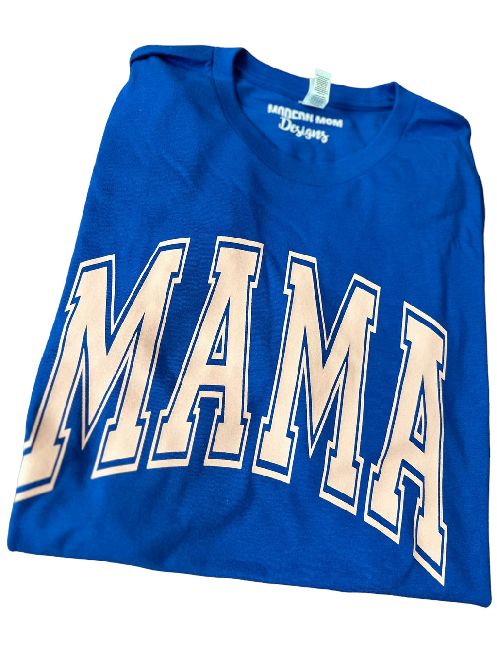 Mama Royal blue & baby pink tee shirt