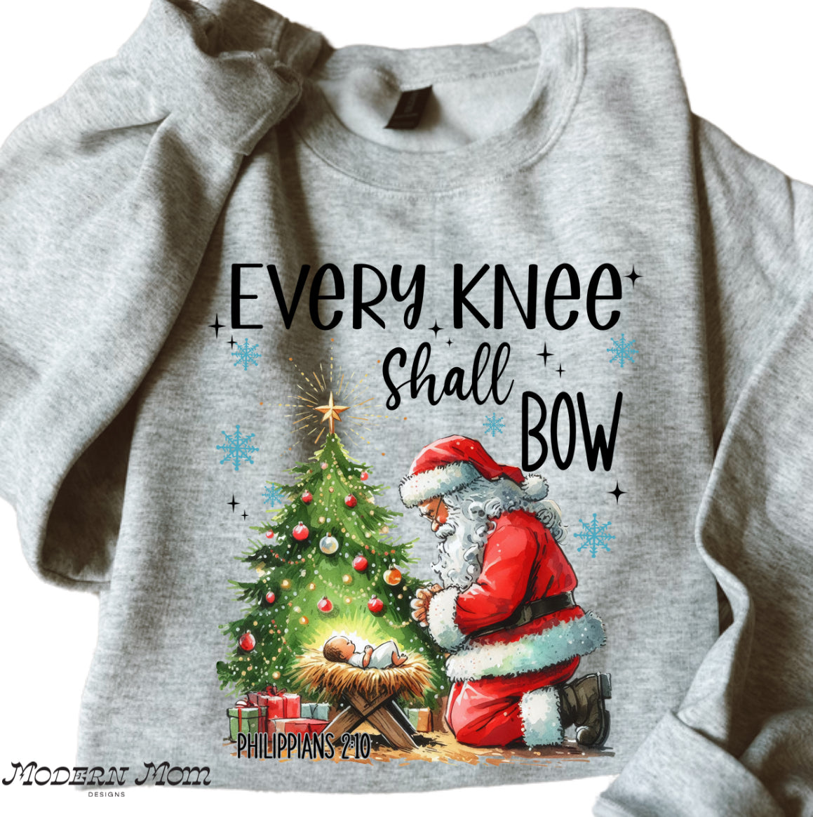 Every knee shall bow(tee, crewneck or hoodie )