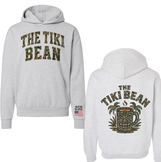 The tiki bean camo hoodie