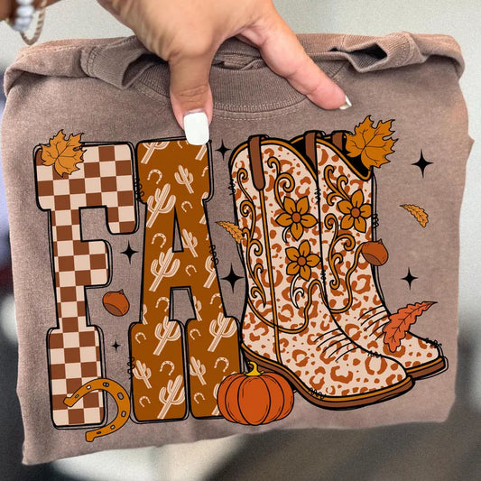 Fall cowboy boots