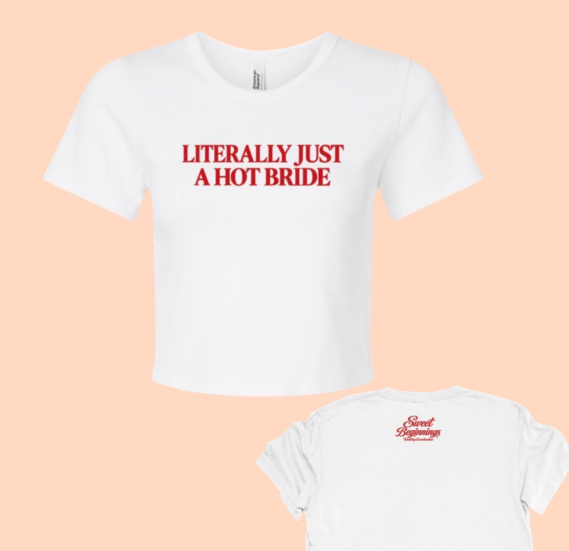 Sweet beginnings exclusive: literally just a hot bride