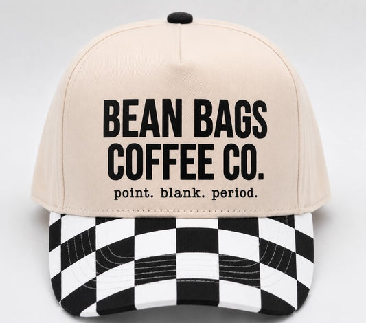 Bean Bags Coffee Co. Point. Blank. Period.