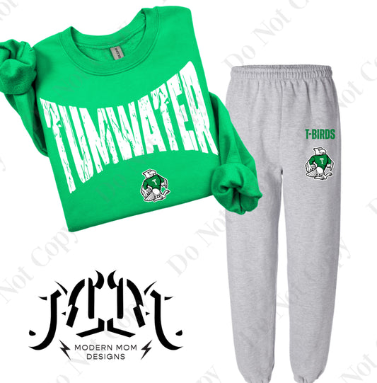 TUMWATER mascot lounge set (pieces sold separately) YOUTH & ADULT
