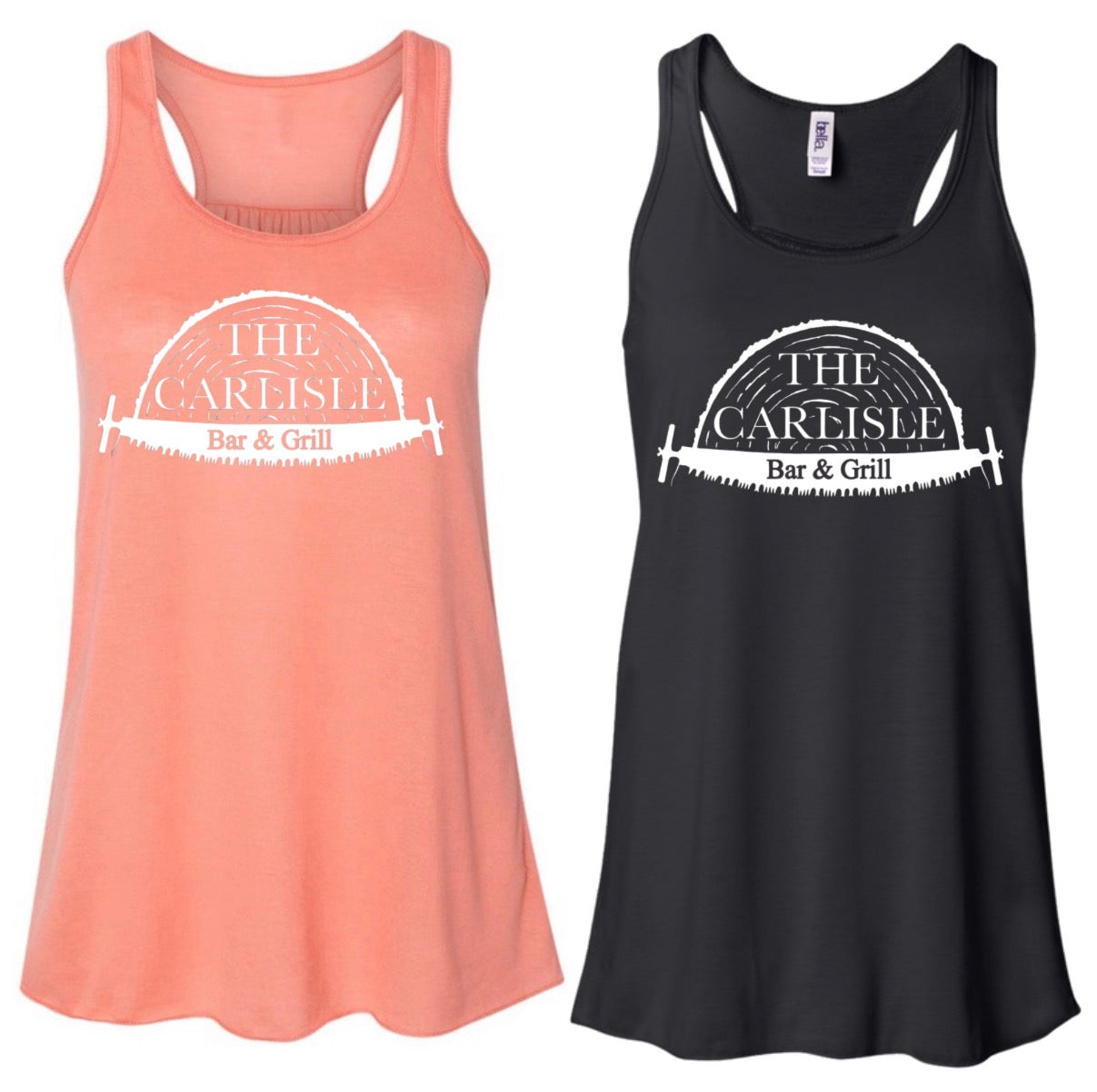 The Carlisle bar & grill womens racerback fit tank top