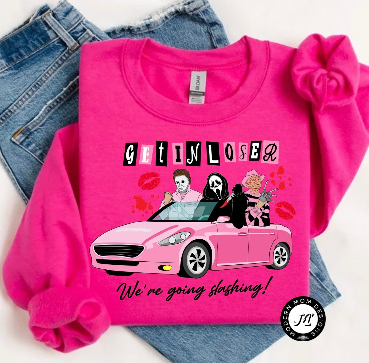 Get in losers we’re going slashing (tee shirt, crewneck or hoodie)
