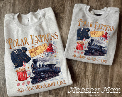 TODDLER-YOUTH Polar express crewneck