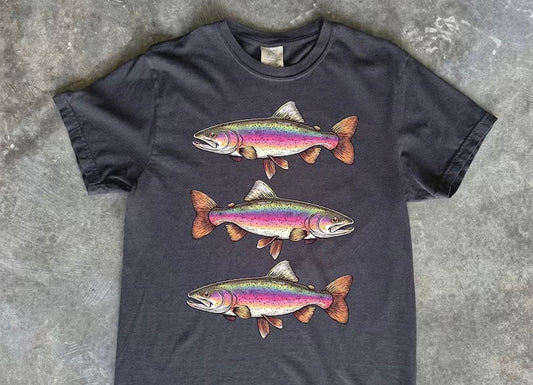 Stacked fish (tee shirt, crewneck or hoodie)