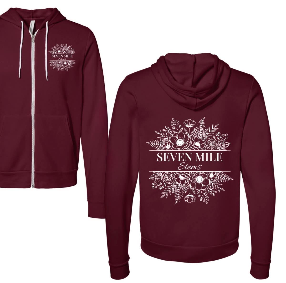 Seven mile stems zip up
