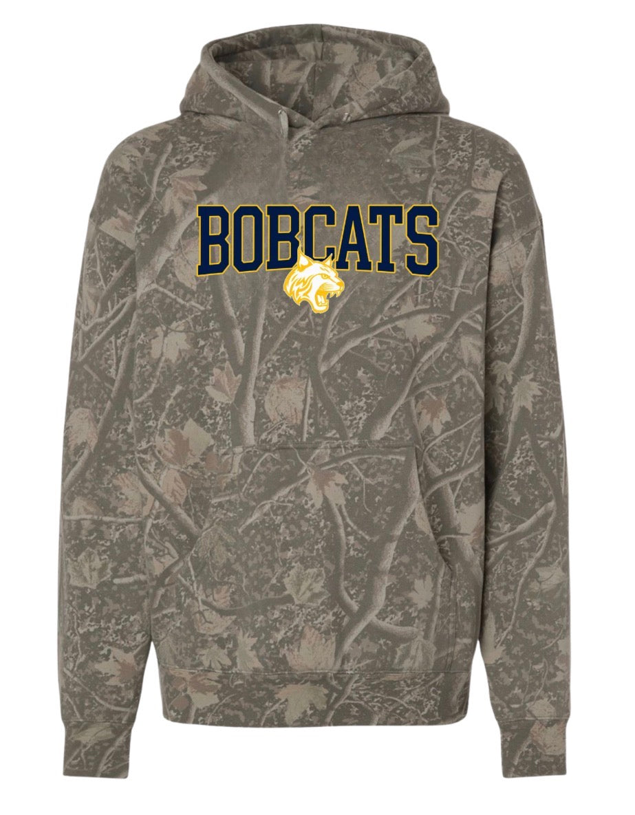 Bobcats deadwood camo hoodie (youth & adult)