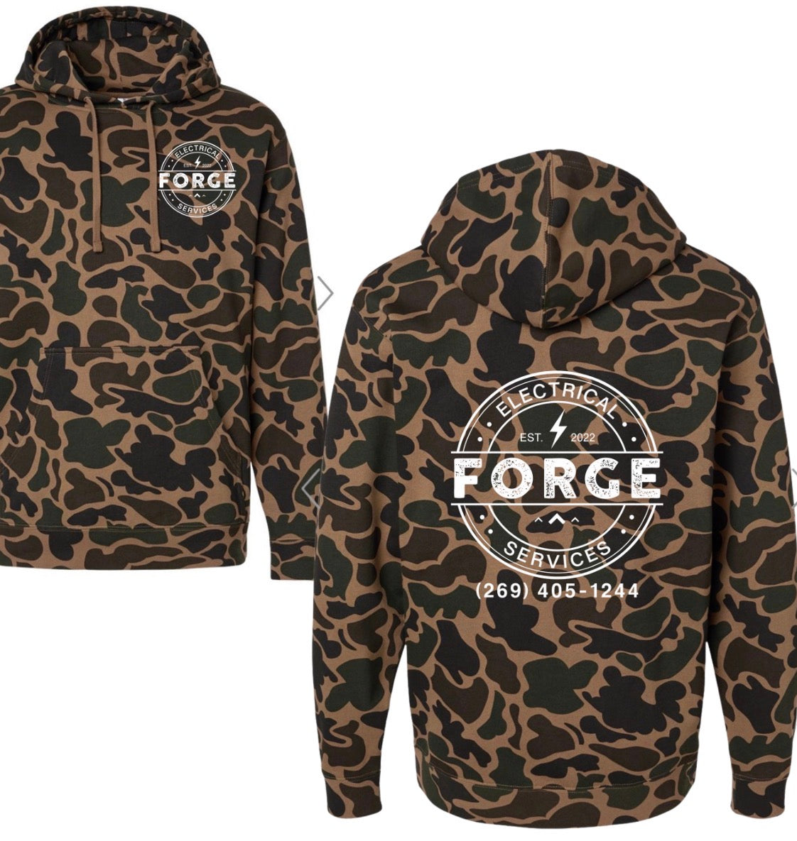 Forge electric Hoodie camo hoodies