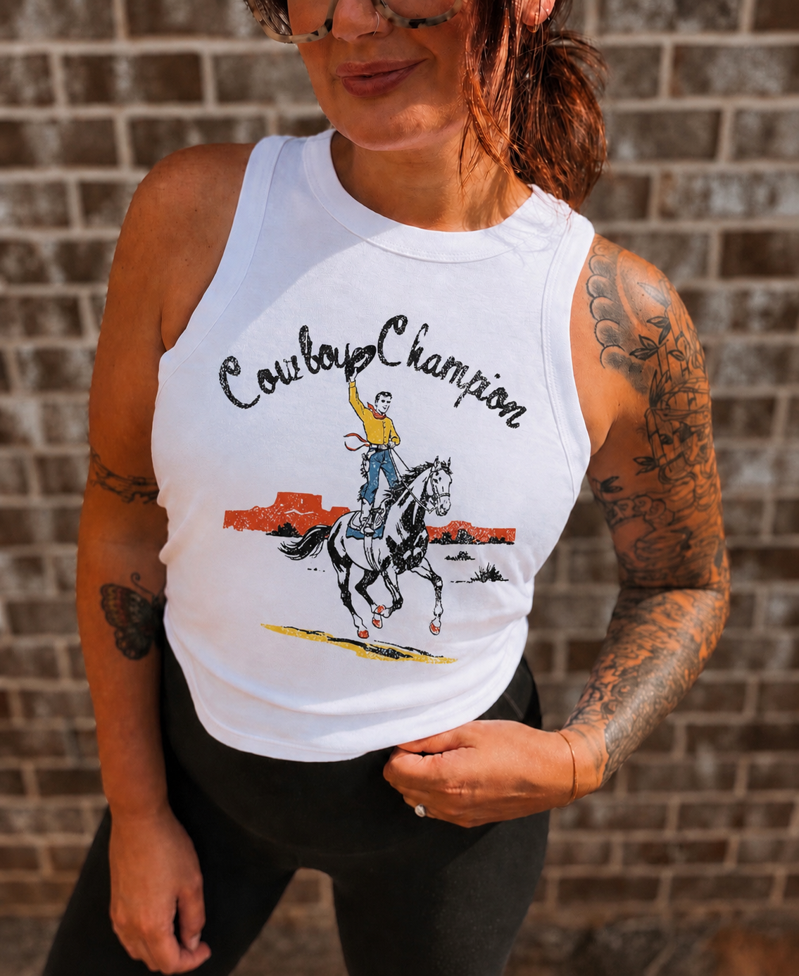 Cowboy champion tank (multiple styles available)