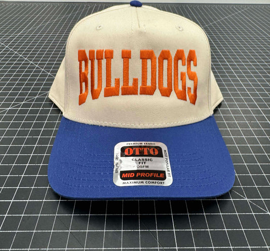 CUSTOM school mascot embroidered trucker