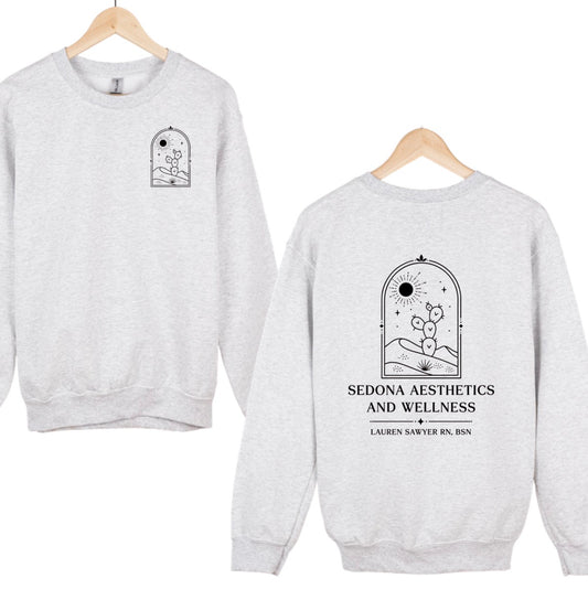 Sedona aesthetics and wellness crewneck