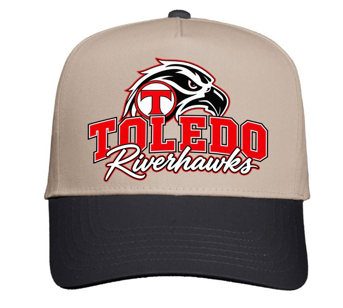 Toledo Riverhawks trucker hat (screen print)