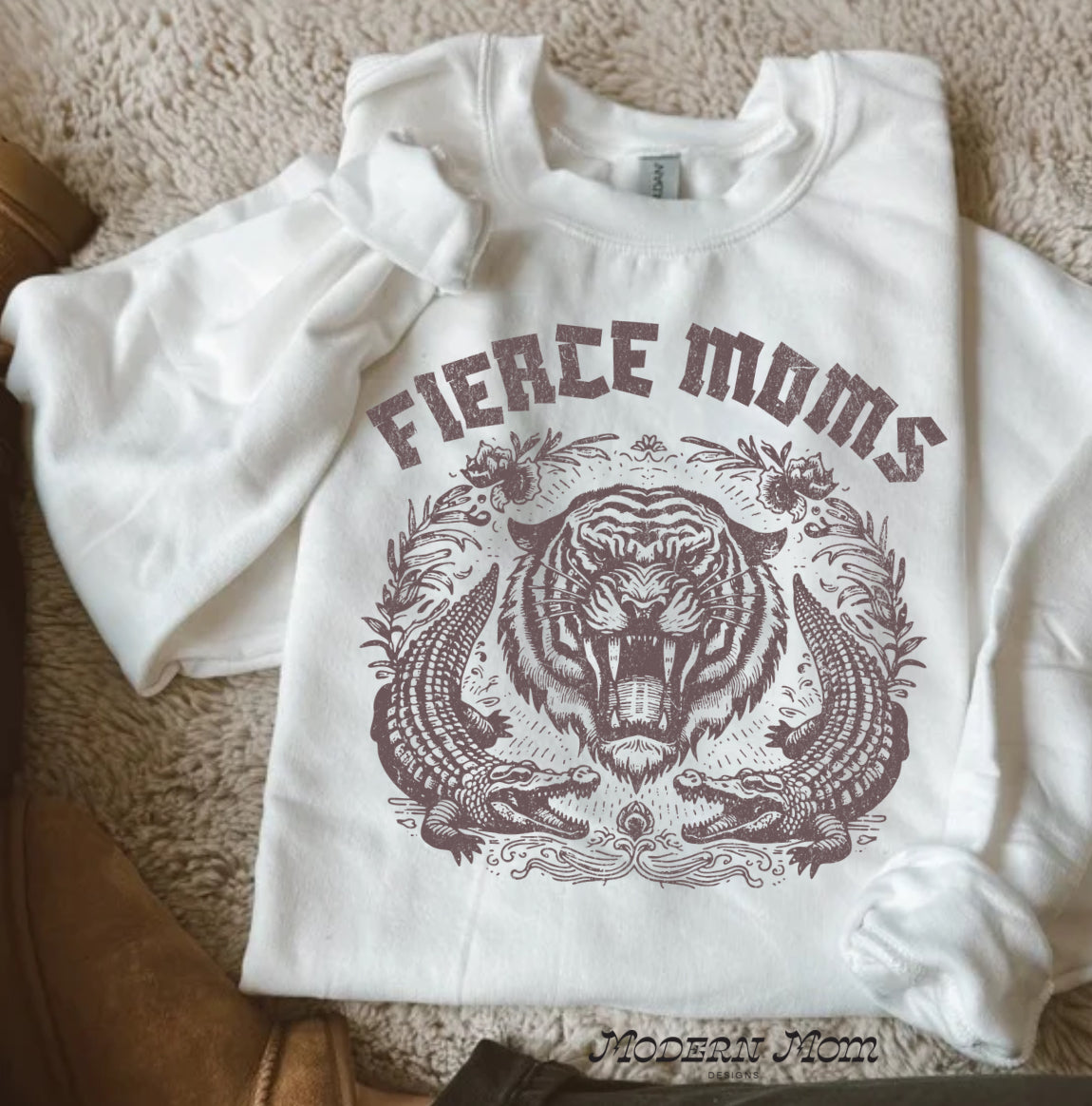 Fierce moms crewneck