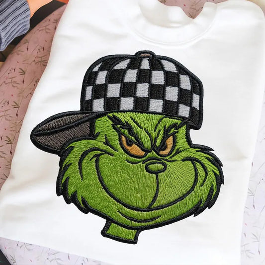 Green guy checkered hat (toddler/youth)