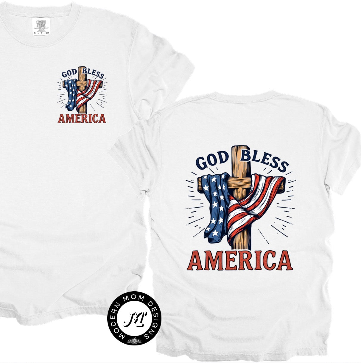 God bless America (tee, crewneck, or hoodie)