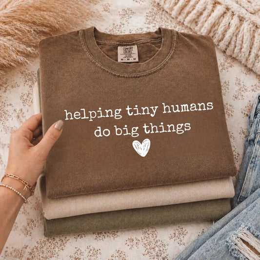 Helping tiny humans do big things   (multiple options)