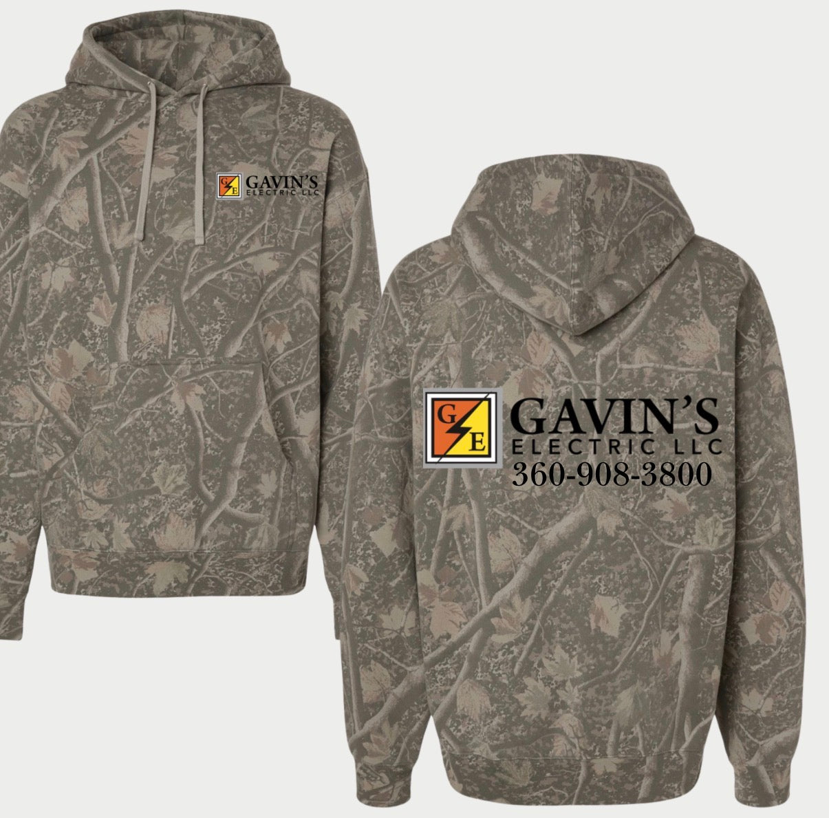 Gavin’s electric LLC hoodies (CAMO)