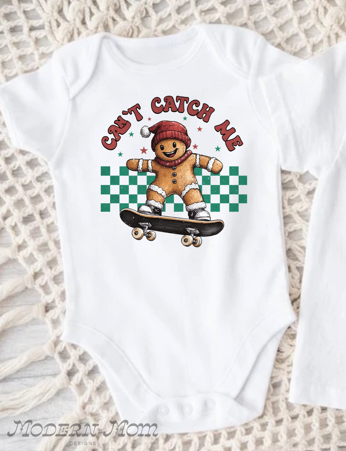 Can’t catch me baby onesie