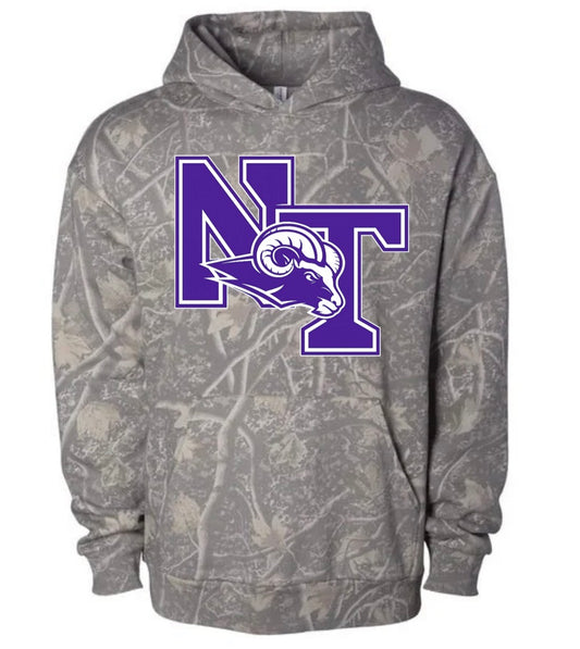 NT RAMS deadwood camo hoodie (youth & adult)