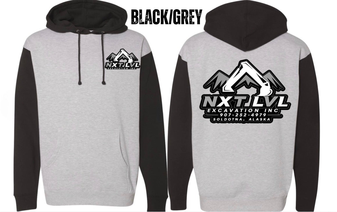 NXT LVL BLACK/GREY HOODIE