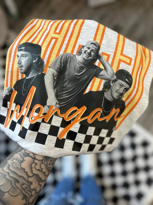 Morgan wallen orange(tee, crewneck or hoodie)