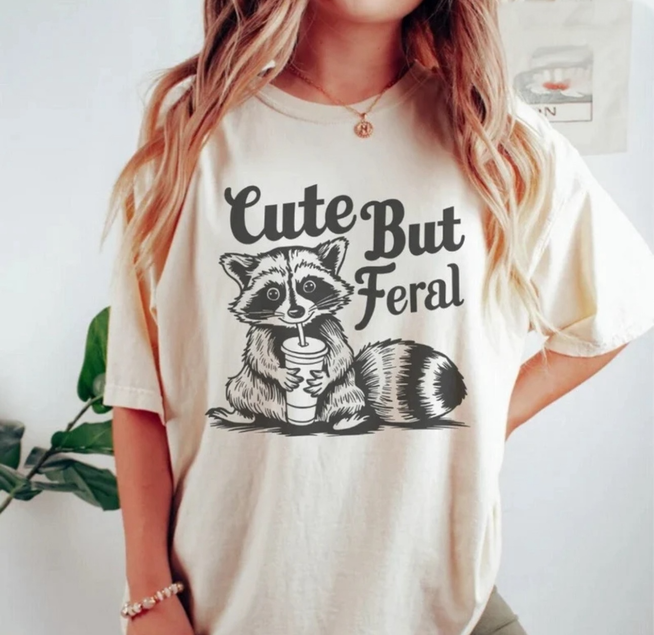 Cute but feral tee