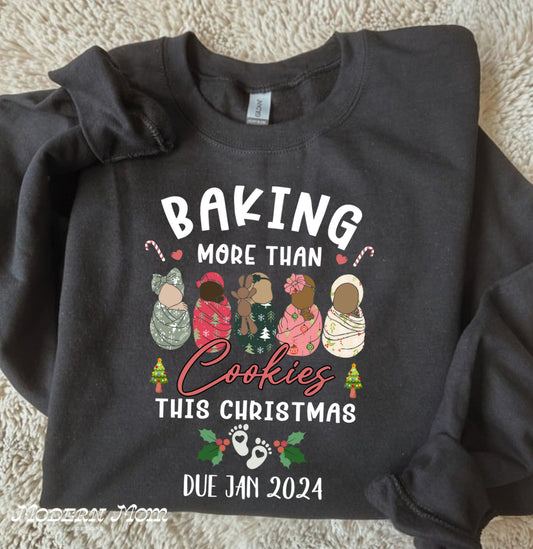 Baking more than cookies this christmas (tee or crewneck)