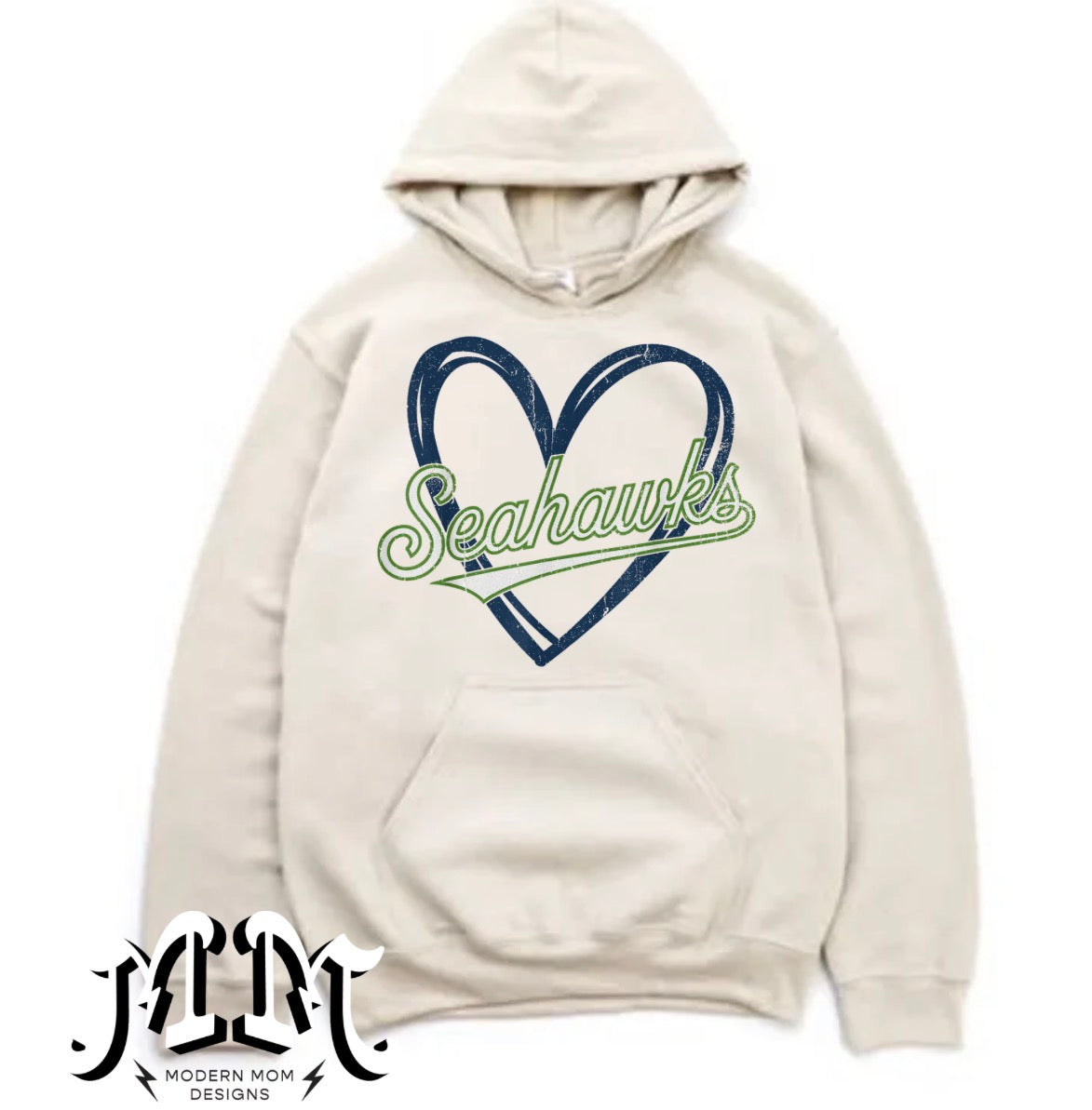 Hawks heart  (tee, crewneck or hoodie)