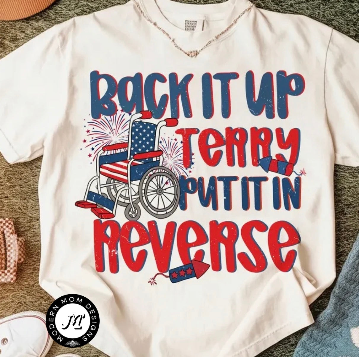 Back it up Terry, put it in reverse (tee, crewneck, or hoodie)