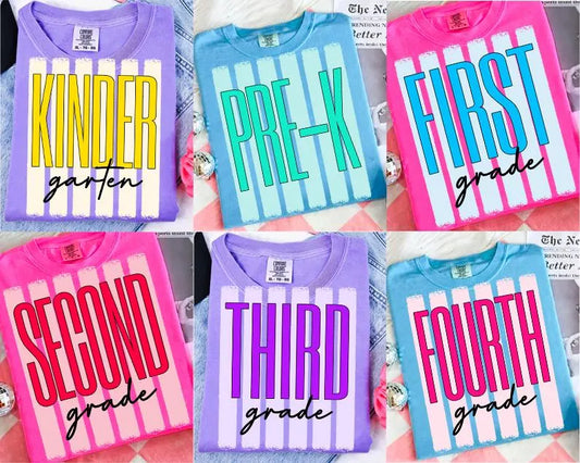 Grade- neon stripe (toddler/youth)
