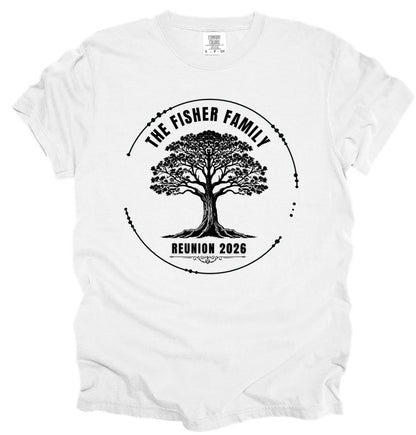 The Fisher family reunion 2026 (choose your color & leave a note at checkout) ADULT