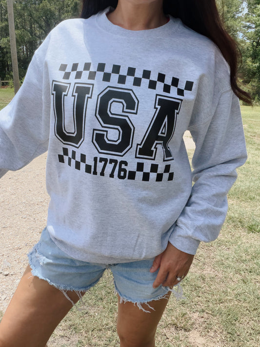 USA 1776 (ash grey w/ black)