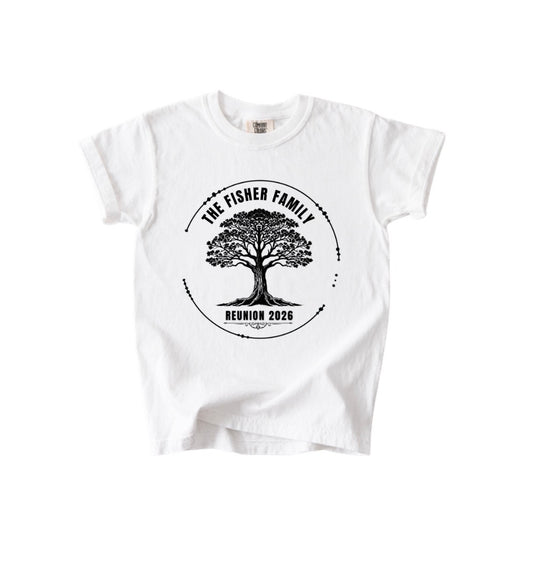 The Fisher family reunion 2026 (choose your color & leave a note at checkout) TODDLER-YOUTH