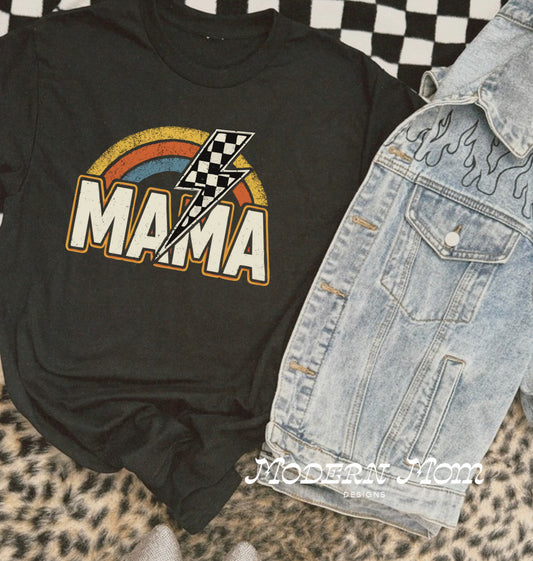 Mama rainbow checker