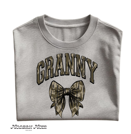 GRANNY camo print crewneck