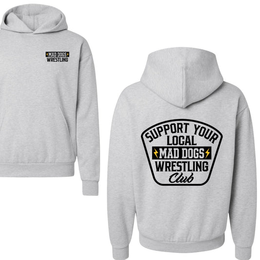 Support your local Mad Dogs wrestling-adult (multiple options)