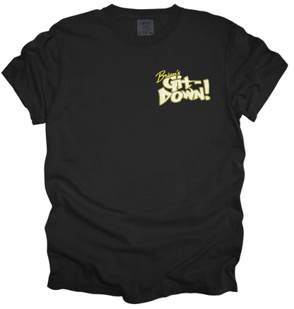 Brian’s git down custom 40th birthday tee shirt