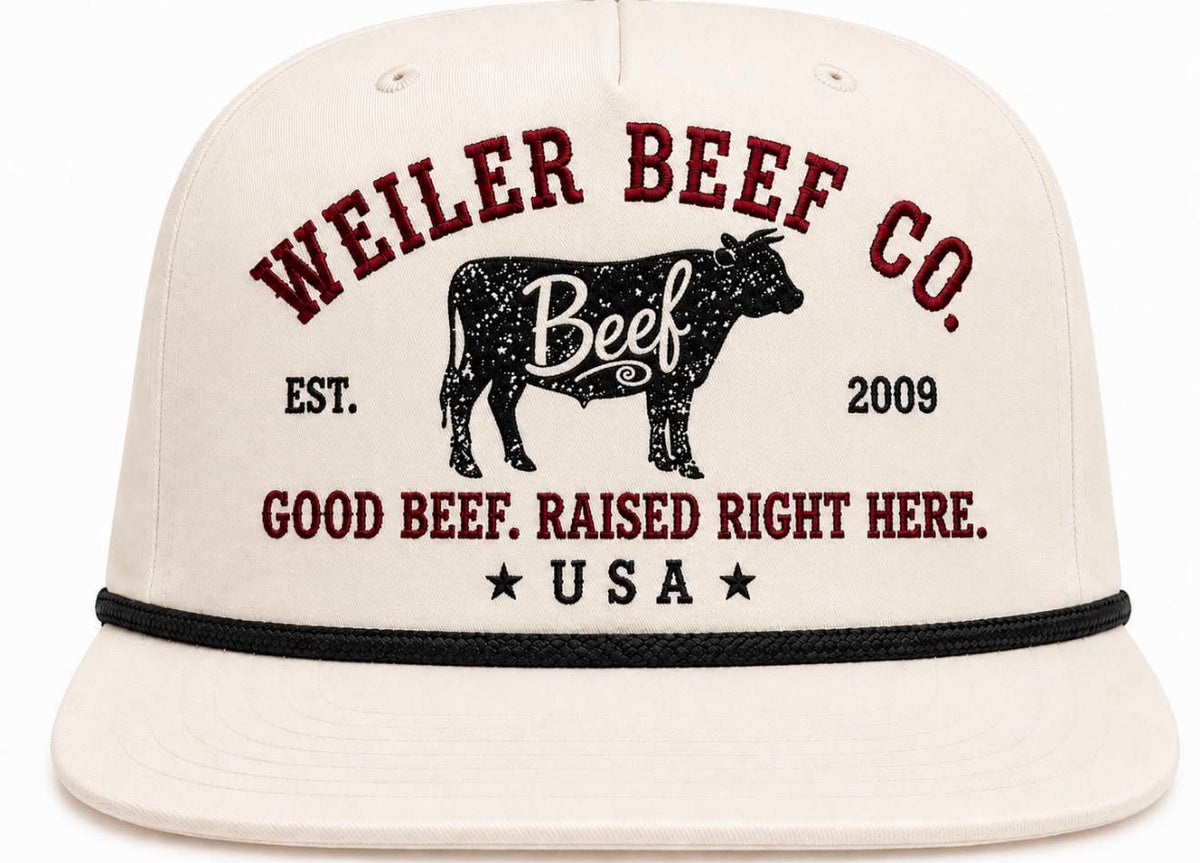 Weiler beef hat (white)