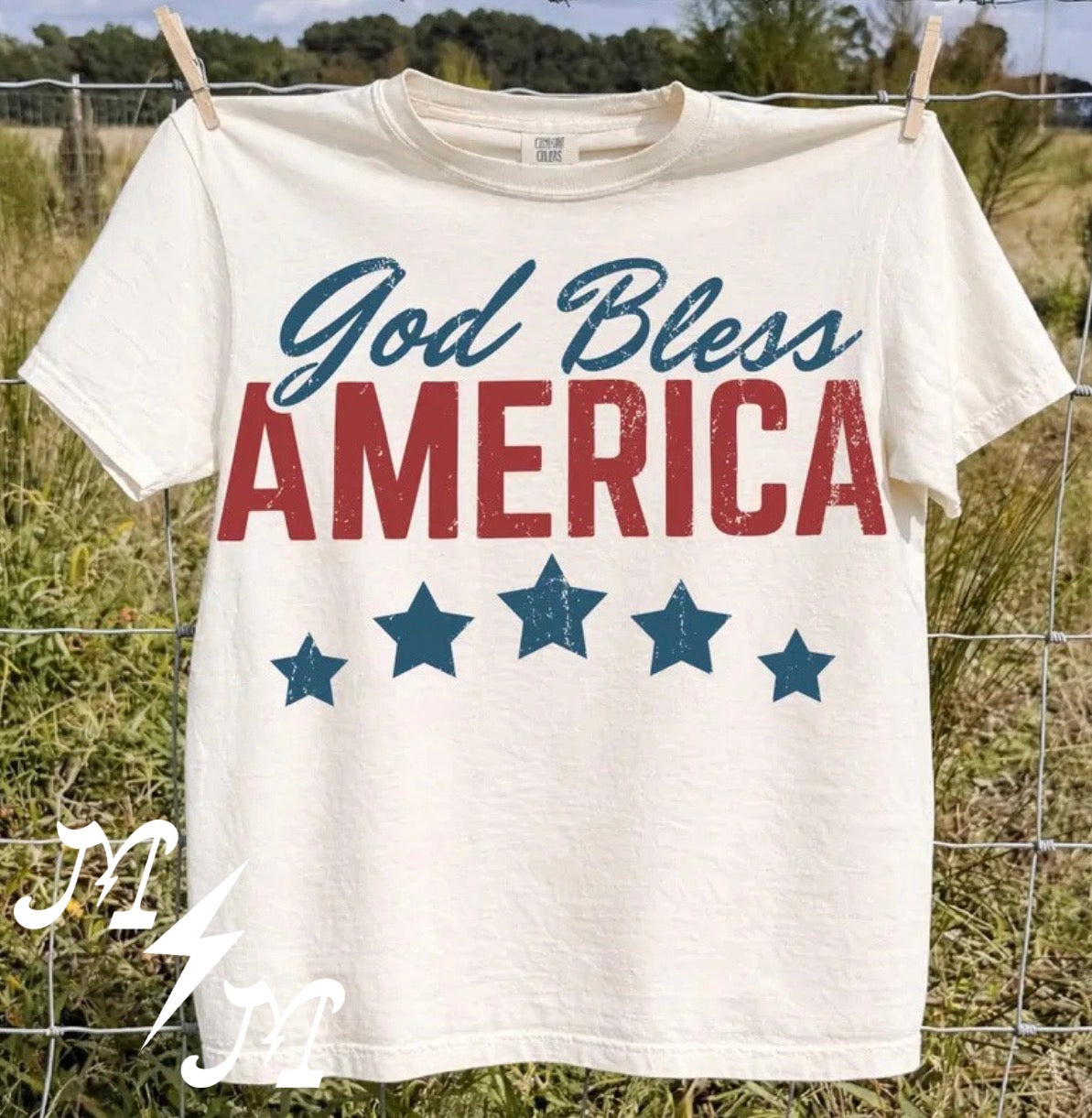 God bless America (oversized print)