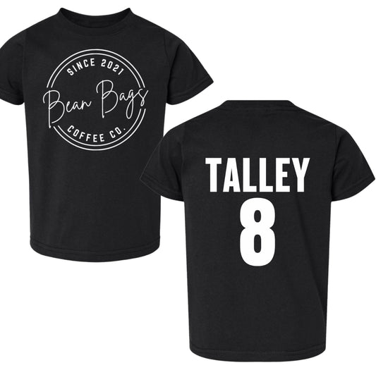 Bean bags custom T-BALL hoodie, crewneck or tee shirt (toddler-youth)